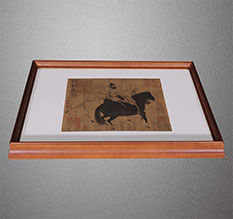 二道书画装裱配框服务案例